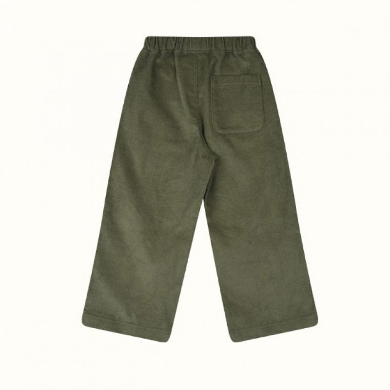  Olivan  Corduroy Wide Pants  Khaki 