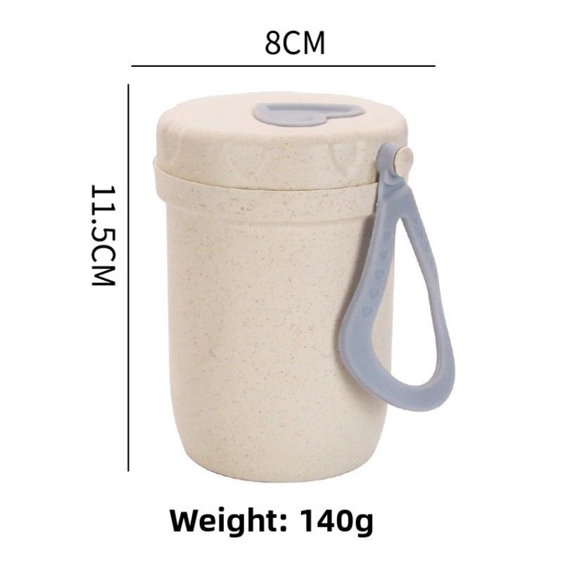 Wheat Straw, Student Party, Office Worker, Breakfast Cup, Coffee Cup, Portable Cup, Personalized Water Cup