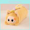 Plush Labubu Makeup Bag With Ultra Soft Short Plush Material For Travel Storage