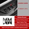 For BMW X1 E84 2011-2015 Carbon Fiber Center Console Gear CD Door Panel Trim Sticker Decoration Car Interior Tuning Accessories