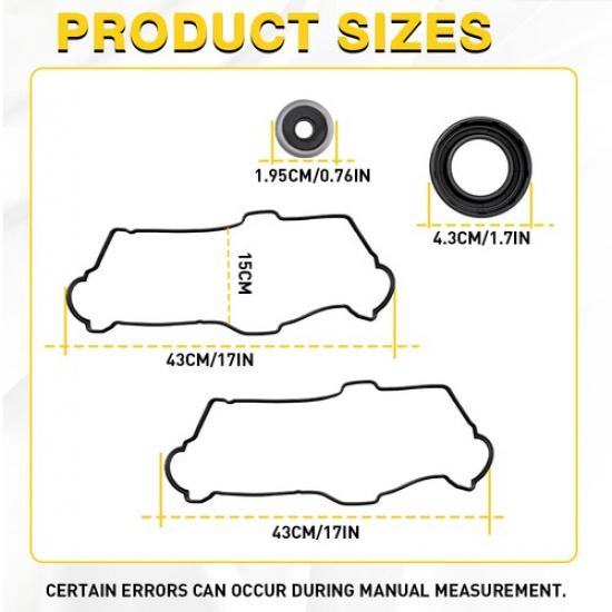 Valve Cover Gasket  Spark Plus Seals For Toyota 4.7L 3UZFE 2UZFE 11193-70010