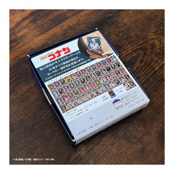 Tenyo Detective Conan/Crystal Playing Cards TTR-01 Part of the card transmits light Translucent Transparent playing cards All 54 cards have different