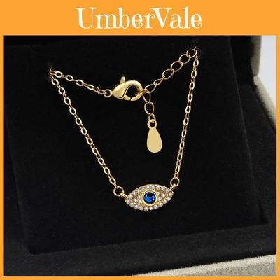 Demon Eye Necklace With Geometric Design For Women Fashion Jewelry