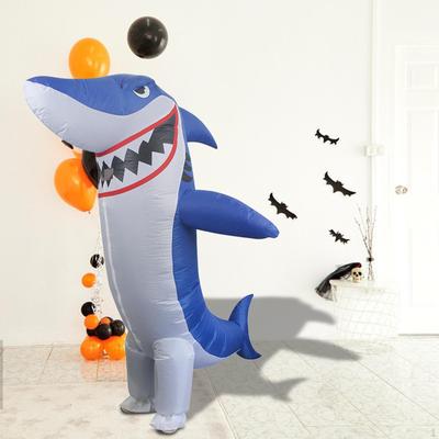 Φουσκωτό κοστούμι καρχαρία Cosplay Party Cute Blow για Stage Show