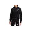 Nike Hoodie Comfortable Breathable Simple Generous Kids Hoodies Black DD7377-010