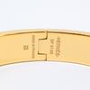 HERMES H700001 Click H Bangle Black / goldUsed