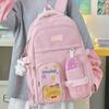New Simple Women's Schoolbag, Casual, Light and Fashionable, High School Students' Senior Sense, Cute and High-value Men's and Women's Backpacks