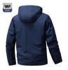 Men's Outdoor Softshell Jacket - Detachable, Windproof & Waterproof, Trendy Mountaineering & Casual Sports Outerwear