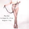 5D Oil Shiny Sexy Oversize Stockings T Crotch High Stretchy Silk Tights Night Club Ladies See Through Sheer Pantyhose Hosiery