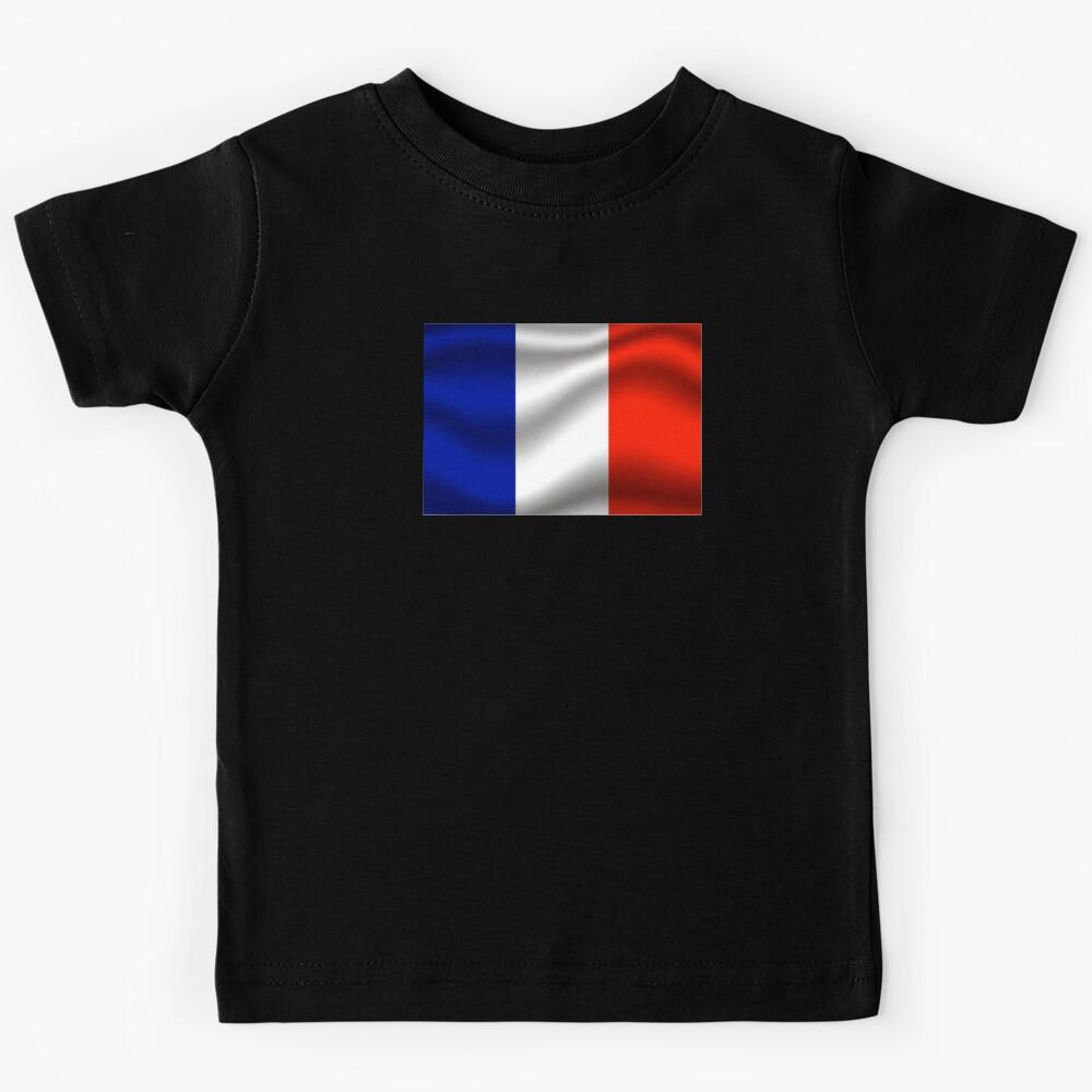 France Flag Vintage - Distressed Flag of France Kids T-Shirt 160