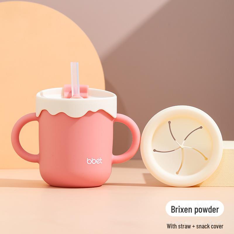 "Portable Baby Elephant Silicone Snack Bowl - Anti-Spill, Food Storage, Fruit Cup"