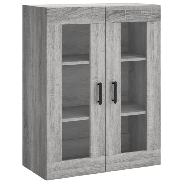 VidaXL Armoire murale sonoma gris 69,5x34x90 cm 828490