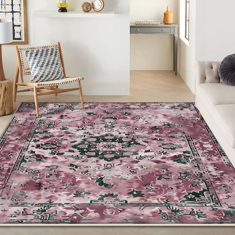 Bohemian Retro Carpet Living Room Persian Decoration Sofa Easy Cleaning Rug 200x300cm Customizable Bedroom Non-slip Mat Floor