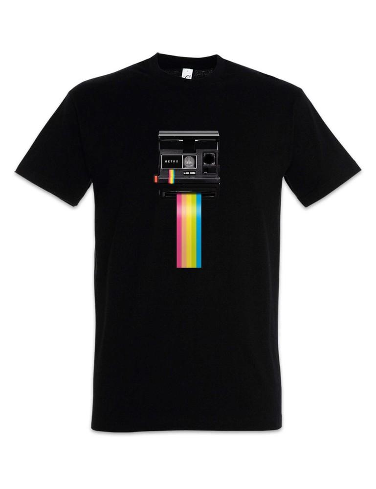 

Rainbow Camera T-Shirt Retro Instant Fotocamera Fotograph Geek Nerd 4XL