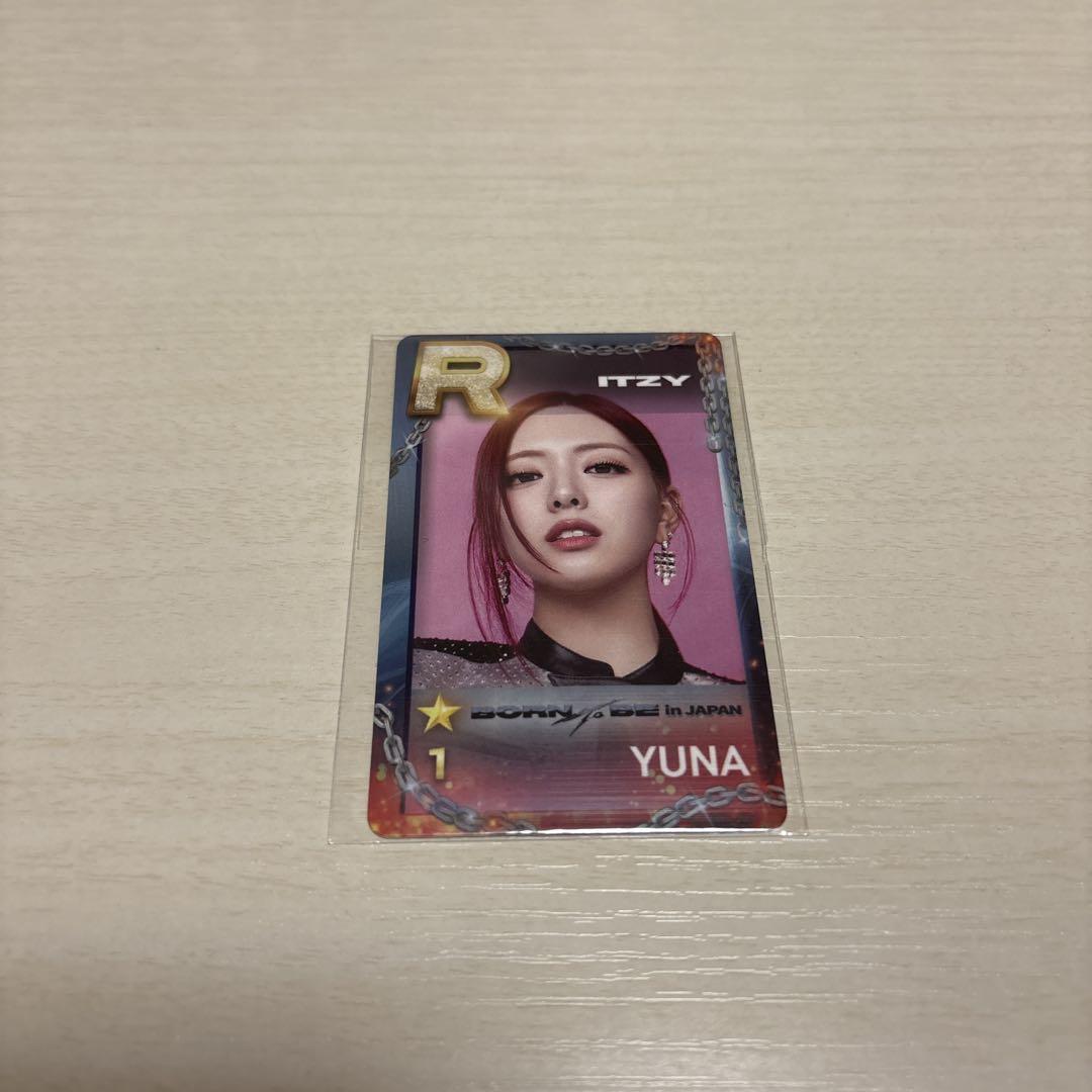 

[USED] ITZY trading card Yuna SSJYP BORN to BE