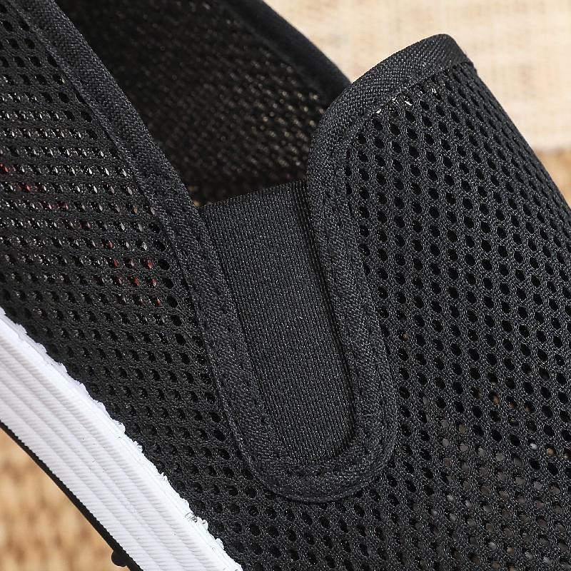 25 New Summer Old Beijing Cloth Shoes Men's Casual Non-slip Soft Sole Versatile Comfortable Middle-aged and Elderly Breathable Work Shoes