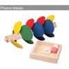 Mini Colorful Tree Marble Ball Run Track Building Blocks Kids Wooden Toys Montessori Learning Educational Toys for Children Gift
