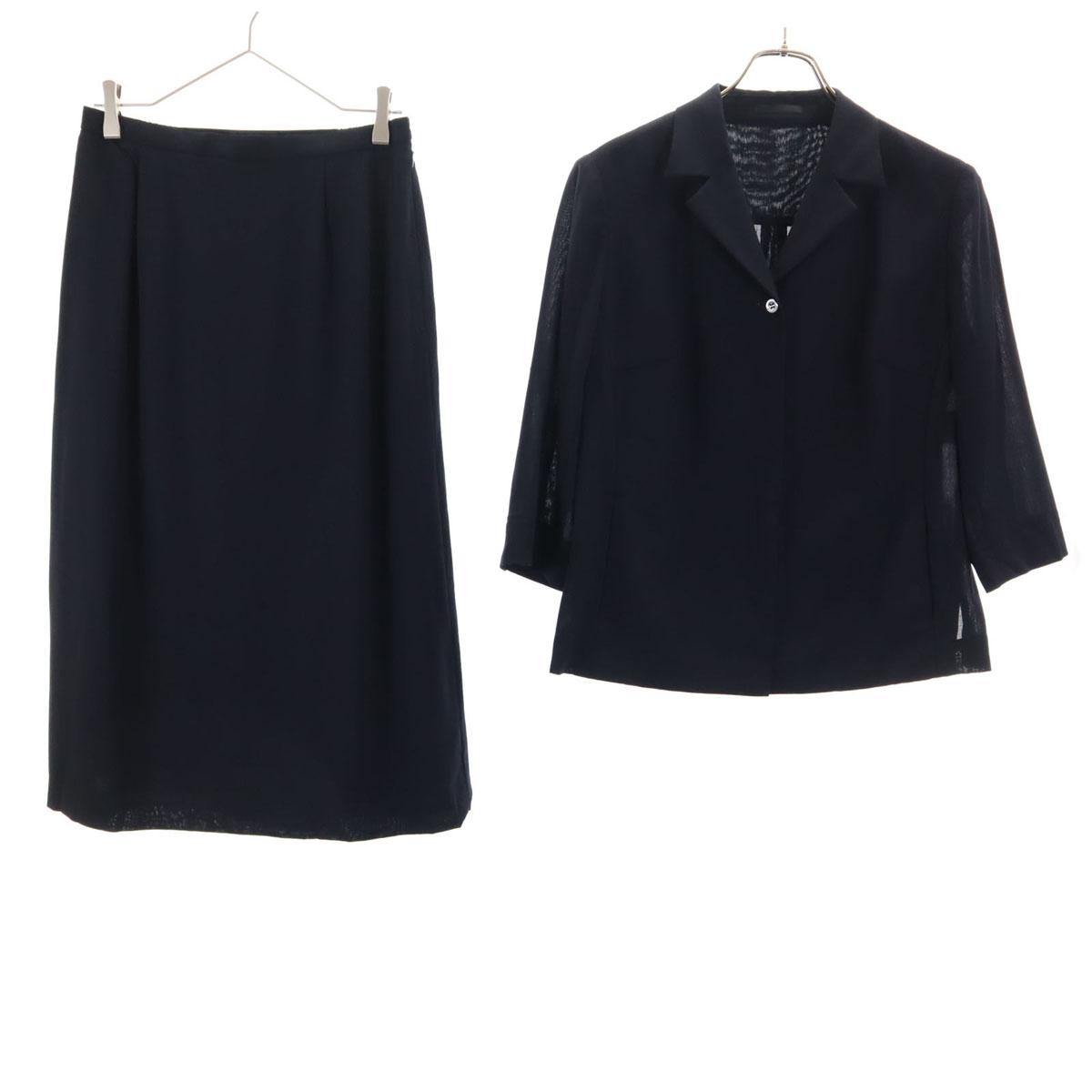 

BURBERRY Skirt suit Setup 13 Navy system Special wing Women Used