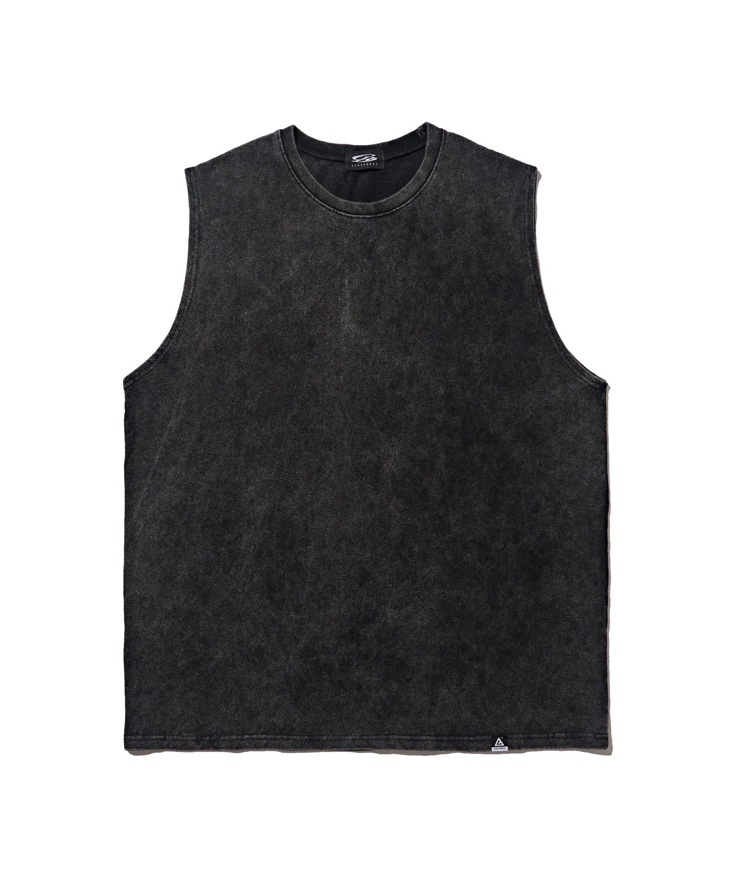 Cargo Bros Pig Dyed Over Box Sleeveless (Black) Free