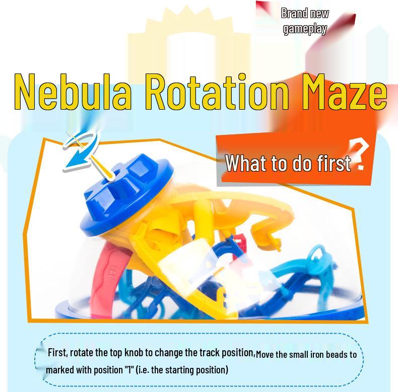 3D Maze Challenge: Children's Balance Ball Toy