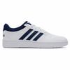 adidas HOOPS Textile, Synthetic Leather Low Top Skateboard Shoes Men's White KI1058