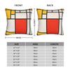 Piet Mondrian Abstract Pop Art 1960s Pillow Cover  Fashion Pillow Case For Office Car Home Decor Print Cushion Cover Gift Idea
