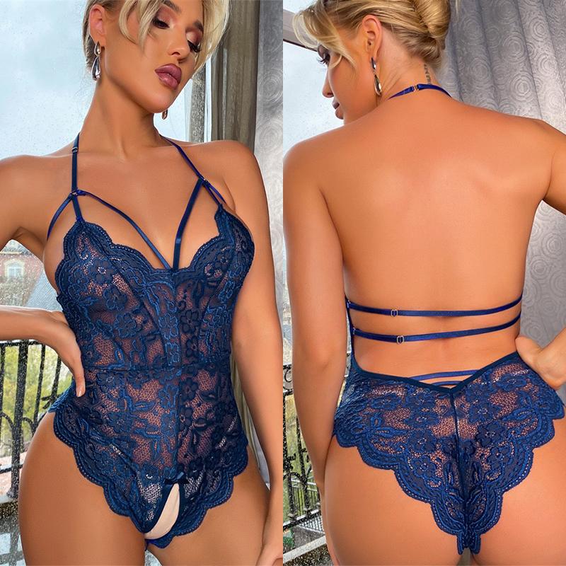 Sexy Lingerie For Women Lace Sex Costumes Intimate Underwear Bodysuit Backless Erotic Tight Babydolls Pajamas S-3XL Plus Size