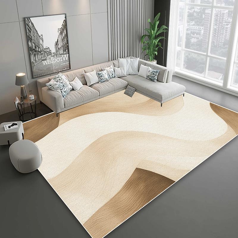 Modern Light Luxury Carpet for Living Room Abstract Decoration Large Carpets Comfort Soft Bedroom Lounge Rugs Non-slip Floor Mat