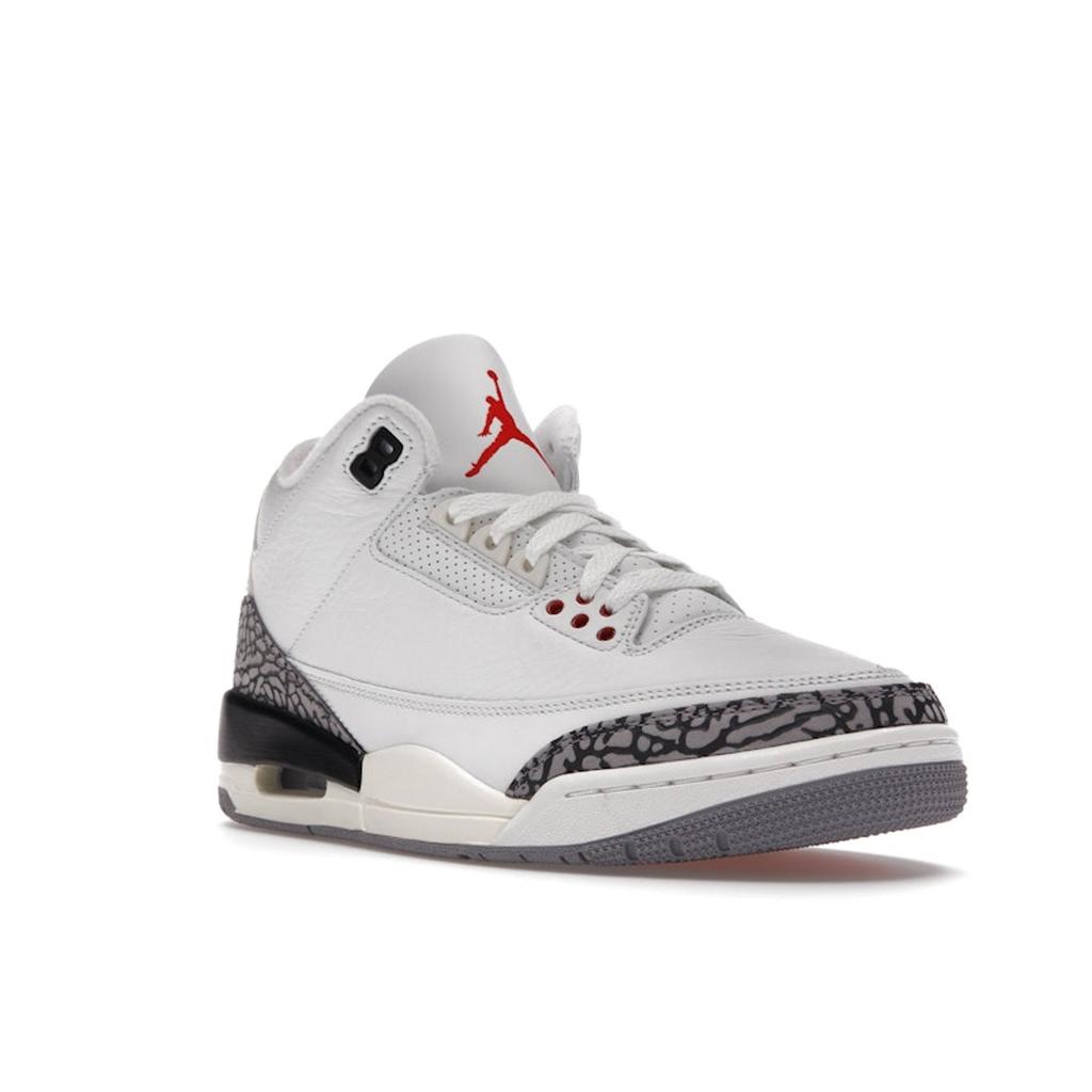 Air Jordan 3 Retro White Cement Reimagined Unisex Sneakers Summit-White Fire-Red Black DN3707-100