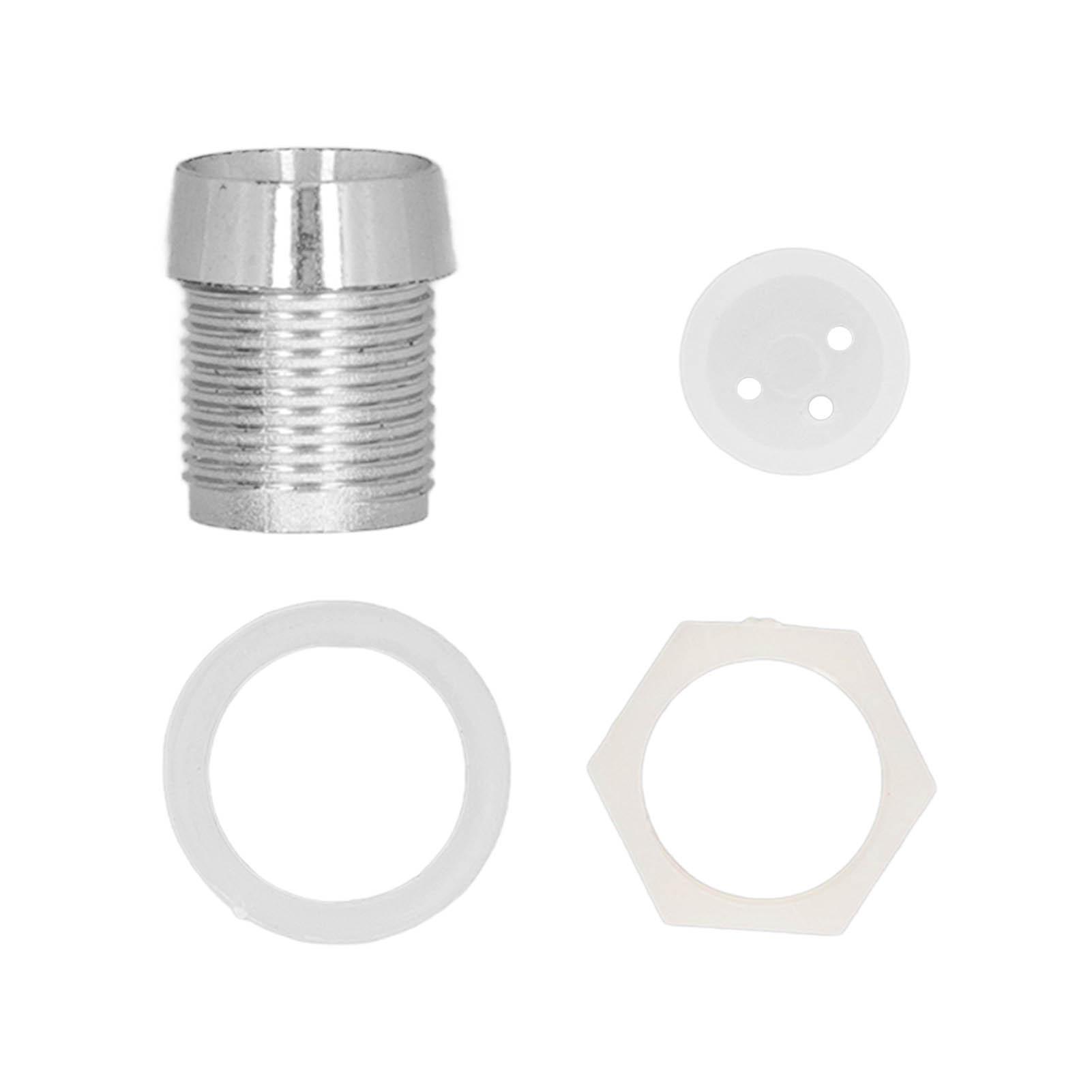 

100PCS LED Holder 0.3in Plastic Chrome Plated Stable Light Emitting Diode Socket Base for DIY Indicator