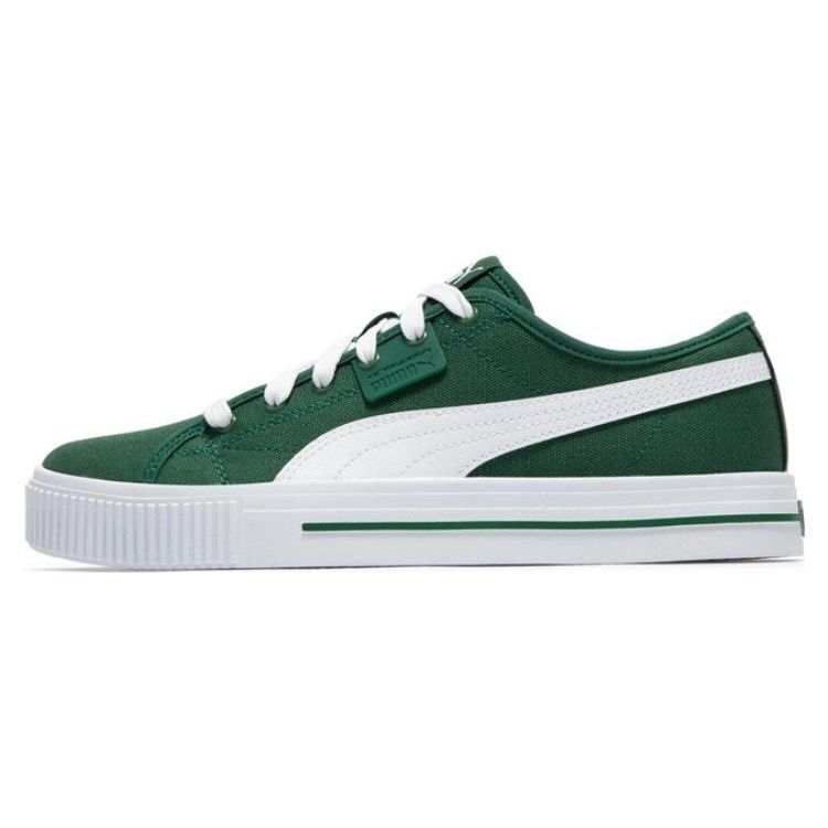 

Puma Ever Fs Cv Fabric Synthetic Leather Fashion Comfortable Shock Absorbing Wear Resistant Low Top Sneakers Unisex sneakers Green White 386393-04 38.5