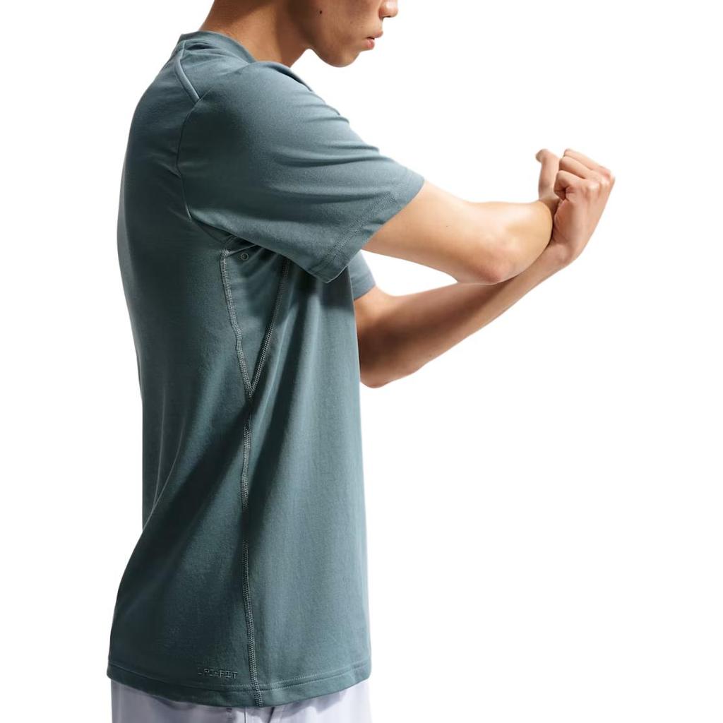 Nike Dri-Fit Primary Moisture-Wicking Breathable Training Crew Neck Embroidered Short Sleeve Running T-Shirt Men Tops DV9832-382