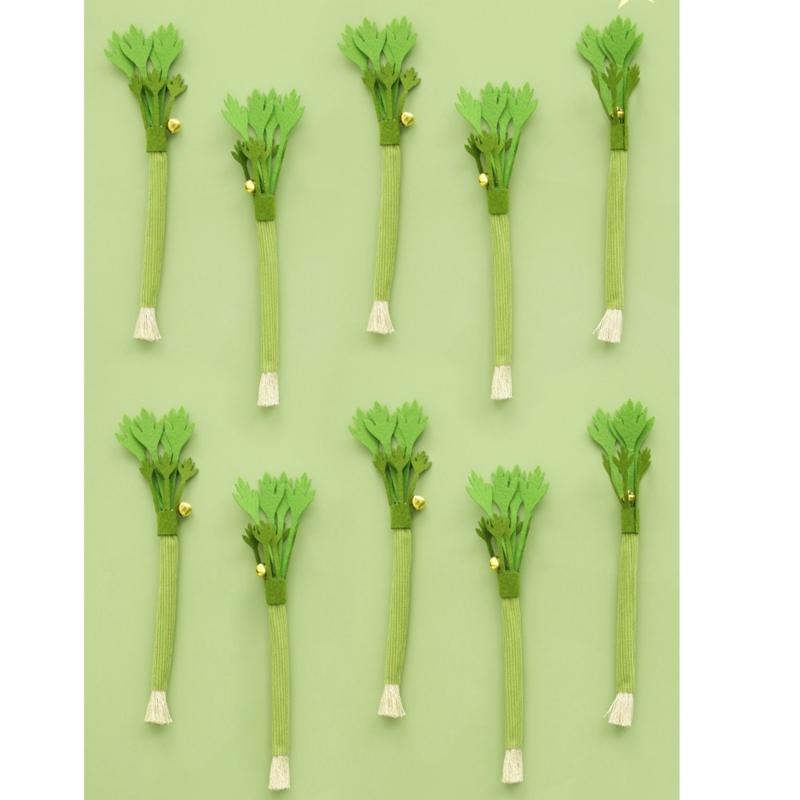 Scallion Plush Scallion Shape Catnips Toy Interactive Chew Stick For Indoor Cats Dental Health And Play