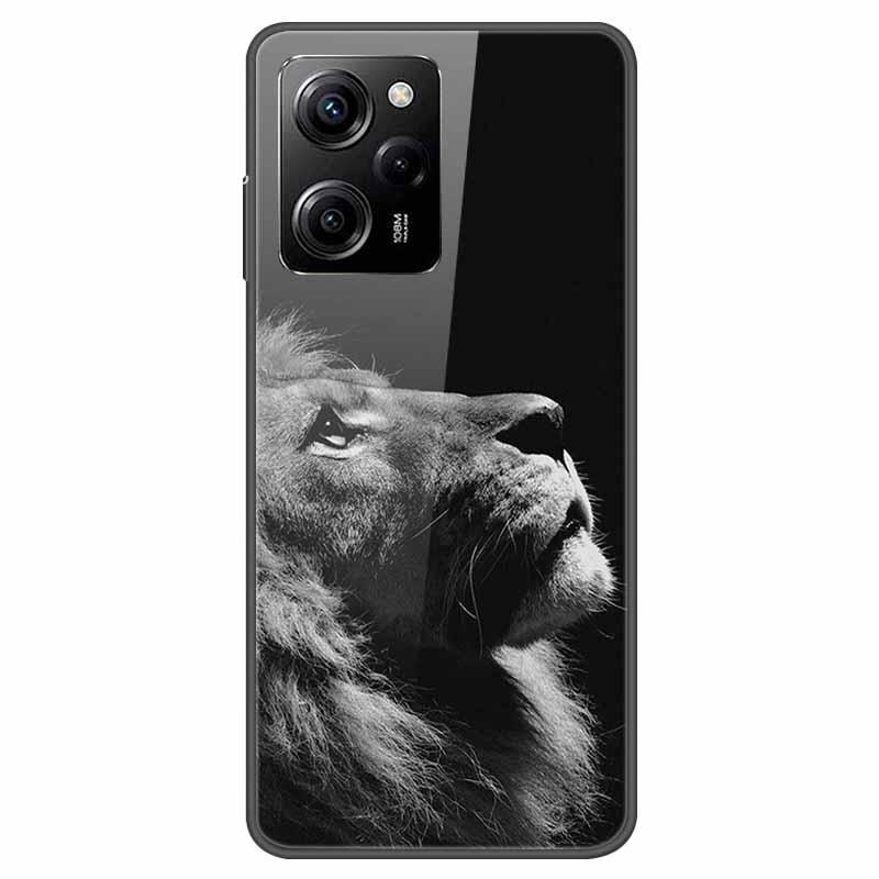 Tempered Glass Case for Xiaomi Poco X5 Pro / PocoX5 Cover Hard Shockproof Cases for Xiaomi Poco X5 5G 6.67'' Funda Coque Case