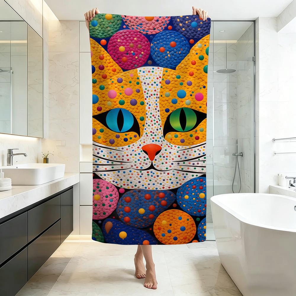 Fantastic Y-Yayoi KusamaS Towel Five-Star Hotel Quality Eco-Friendly Ultra Soft Thick Towels & Beach Towels