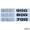ABS Car Body Side Letters Badge Tail Trunk Sticker for Mercedes Benz G700 G800 G900 900 800 700 Emblem W210 W213 W204 W251 W111