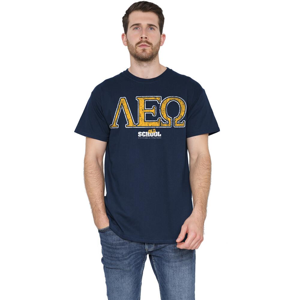 Old School Leo T-Shirt S-2XL, Navy Unisex T-Shirt S
