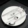 24-Piece High-End Stainless Steel Cutlery Set: Knife, Fork, Spoon for Western Dining