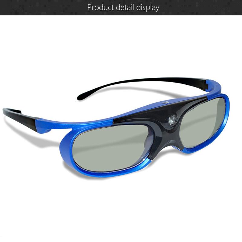 Active Shutter 96-144HZ Rechargeable 3D Glasses For BenQ Acer X118H P1502 X1123H H6517ABD H65108D Optoma JmGo V8 XGIMI Projector