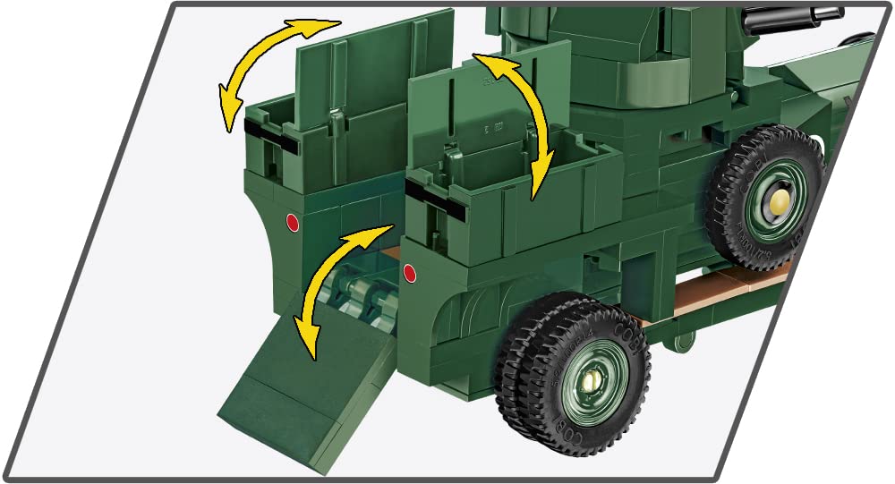 COBI Building Blocks British Army Armored Car 1920 Scale 267 Pieces LEGO Compatible IN 2988 Rolls-Royce 1/35 [MADE EU]