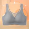 Seamless Plus Size Anti-Sag Sports Bra: Shockproof, Side Support, Bust Minimizing Vest