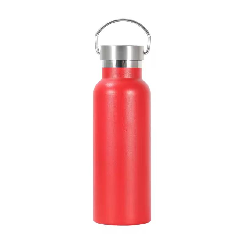 Custom Logo Powder Coated 304/201 Stainless Steel Narrow Mouth Leak-Proof BPA Free 6-12 Hours Thermal Insulation Vacuum Flask