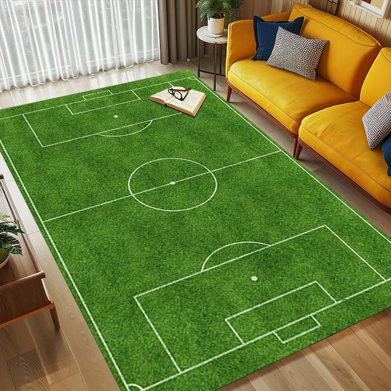Soccer Field Living Room Nonslip Area Rug Soft Carpet For Bedroom Game Playroom Sofa Office Home Decor Doormat Christmas Gift C9261943