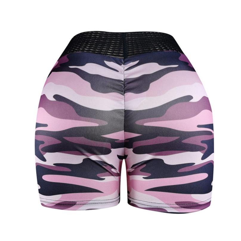 High Quality Women's Trend Camouflage Pattern Casual Shorts Fashion Tight Sports Summer Casual Shorts Pants