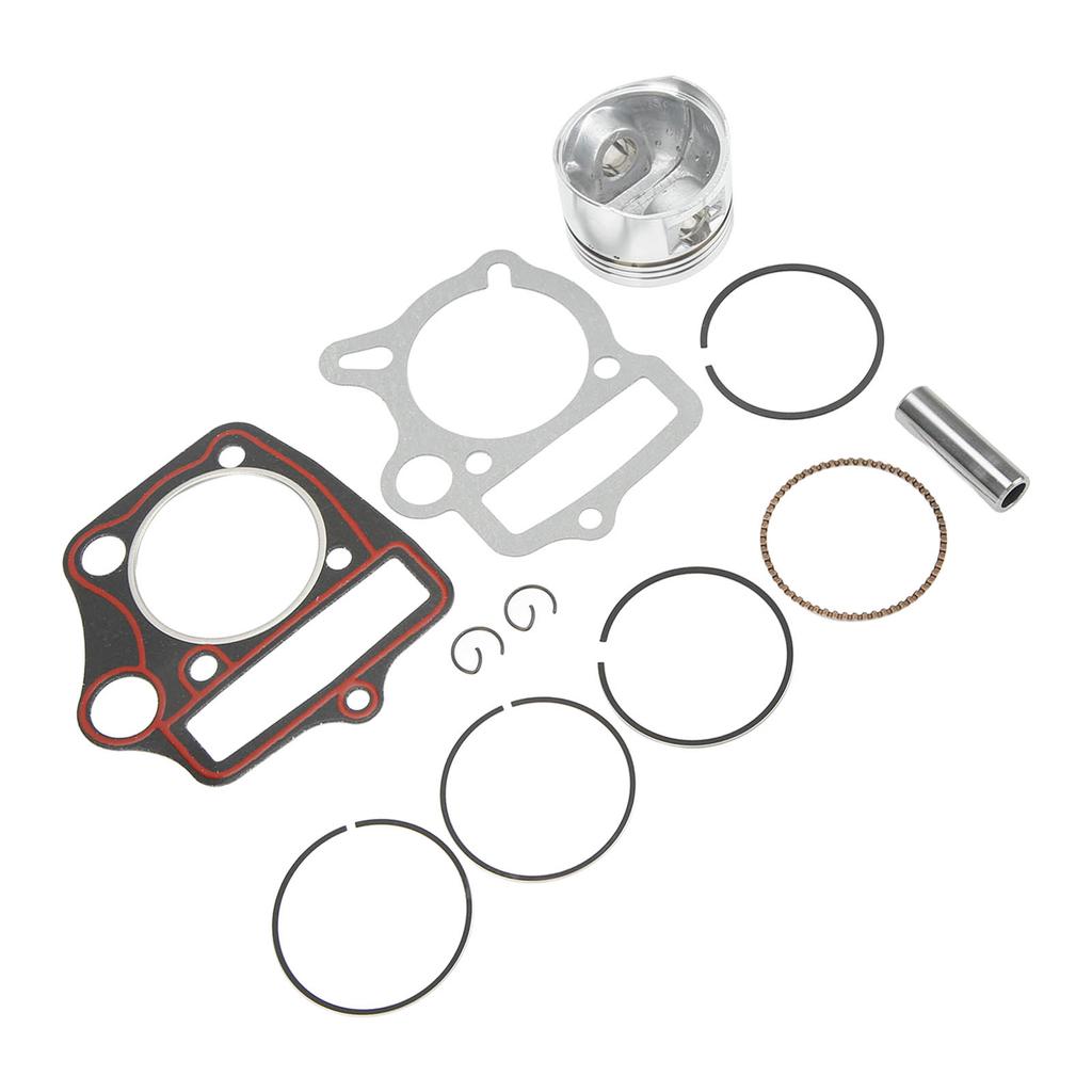 52.4mm Piston Rings Gasket Set High Strength for 110cc 125cc Engine ATV Dirt Pit Bike Go Kart