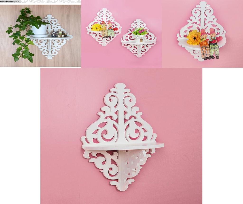 Kreatives Wandregal für Pflanzen aus PVC-Material zur Innendekoration