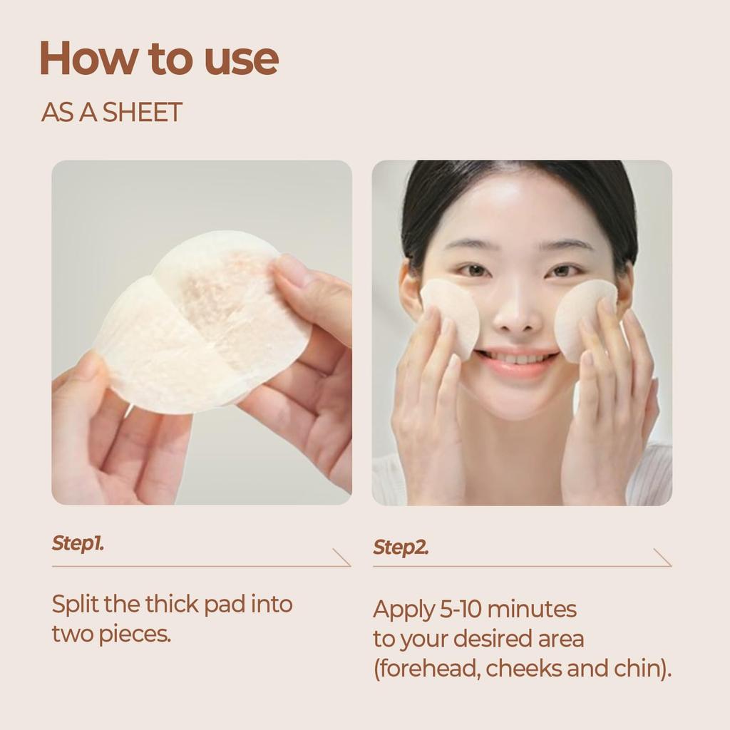 SKINFOOD Acorn Pore Peptide Toner Wiping Korean Skincare Pads, Pads, Pads, (250g/60 Sheets)