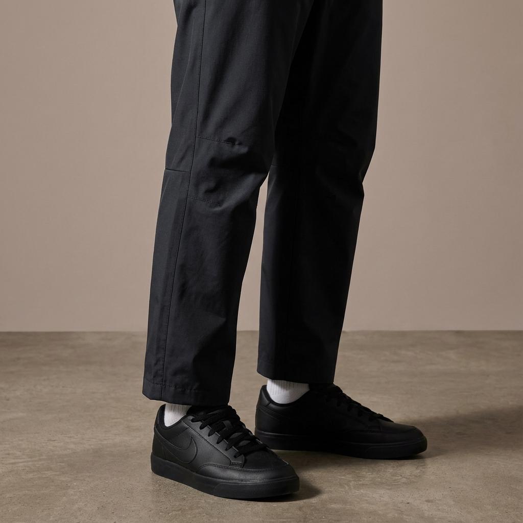 Nike Tech Woven Loose Fit Straight Leg Fashion Versatile Waterproof Casual Pants Men Bottoms Black FZ0711060