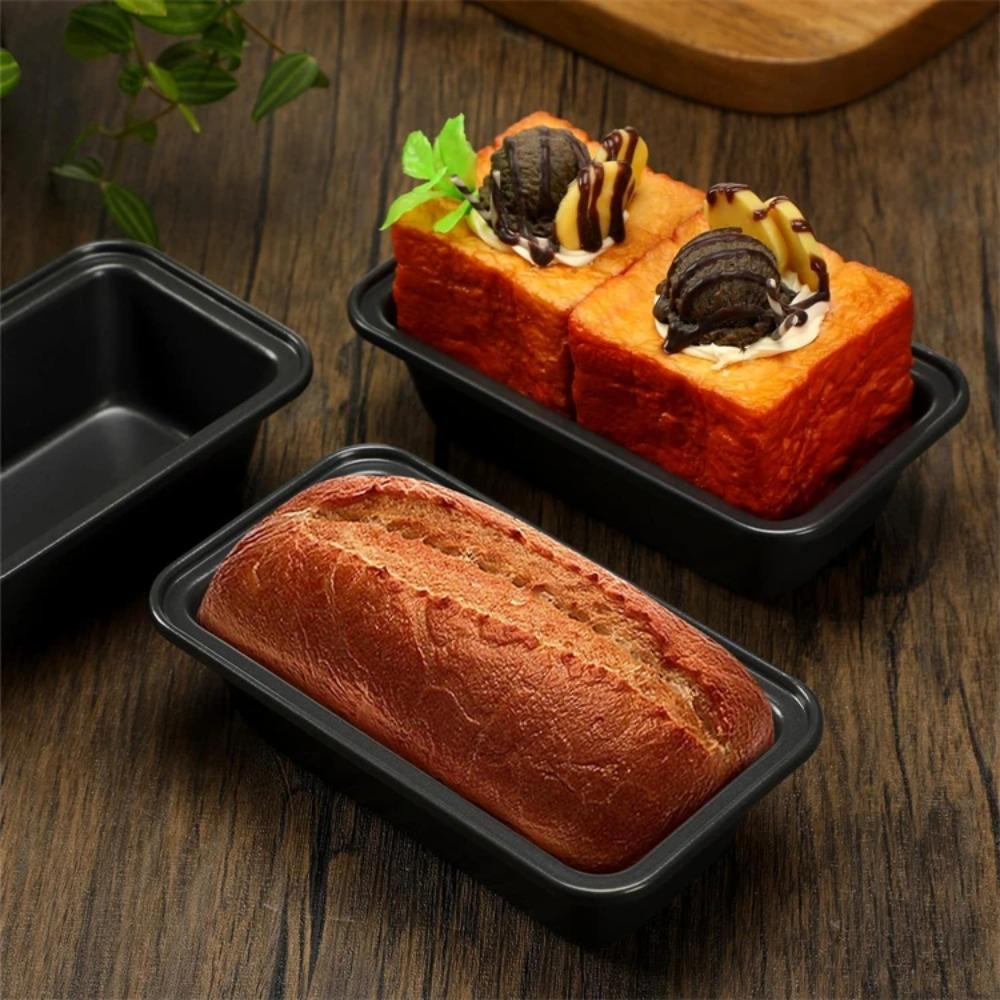 Carbon Steel Toast Bread Pan Rectangle Nonstick Baking Bread Loaf Pan for Homemade Baking Brownies Meatloaf Kitchen Bakeware