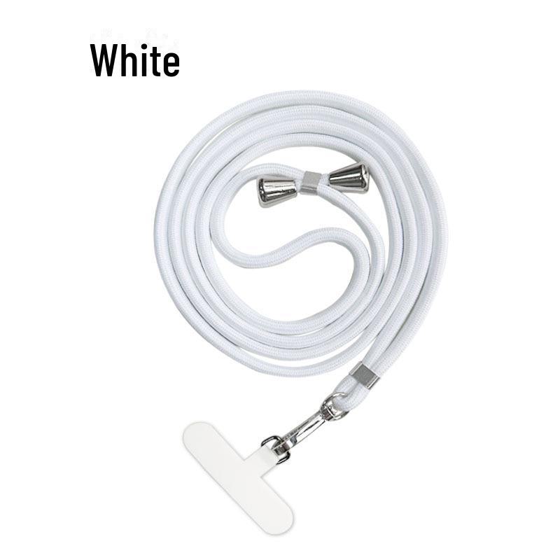 Adjustable Retractable Crossbody Phone Lanyard - Unisex Poly Neck Strap with Clip